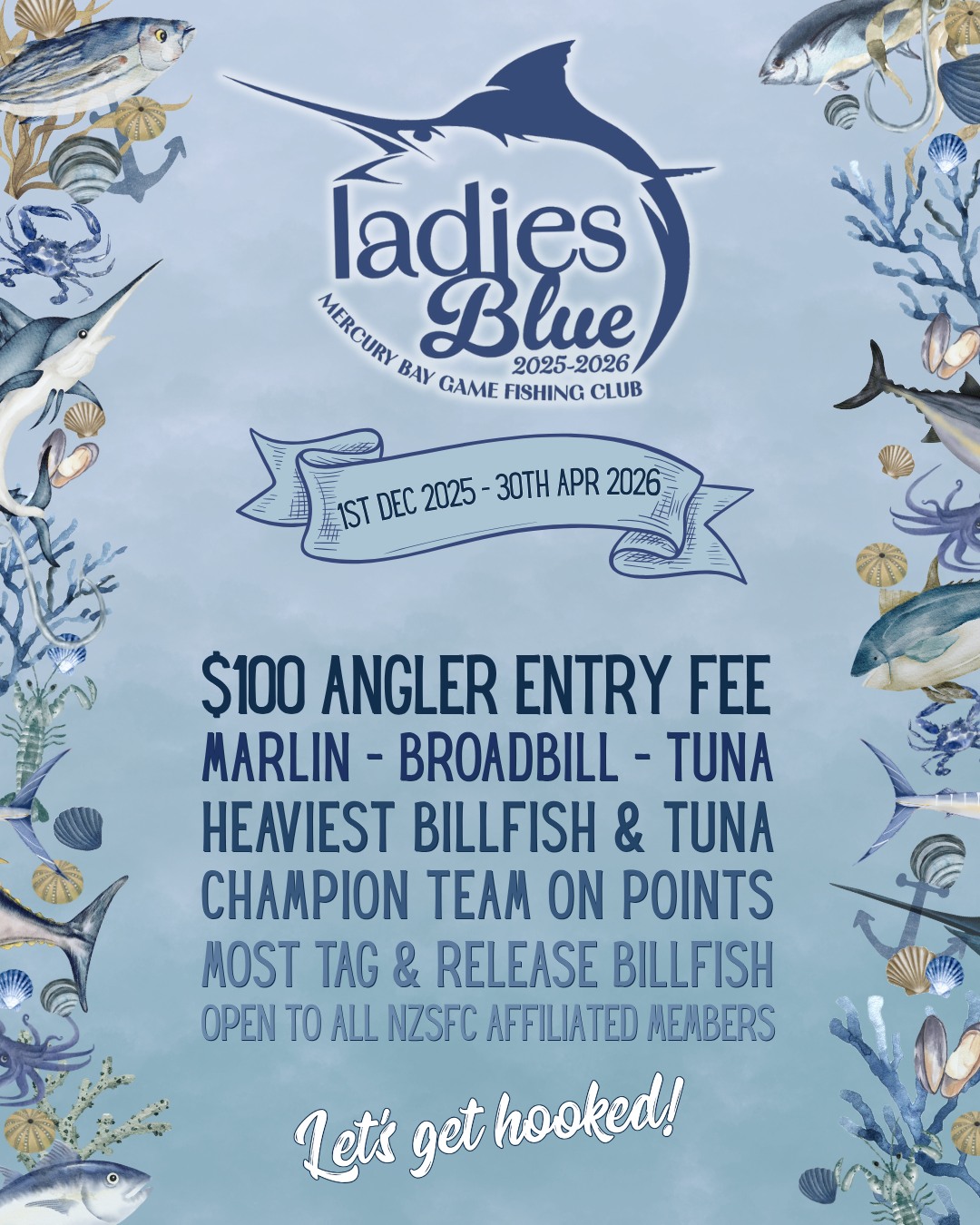 ladies blue poster Ocean sunset