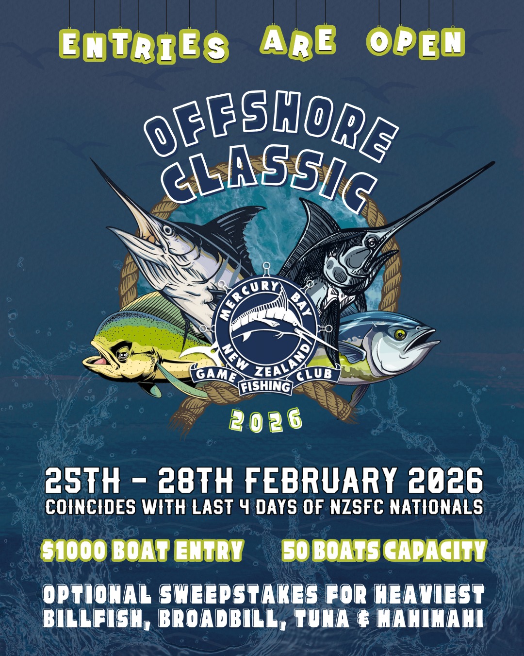 offshore classic Ocean sunset